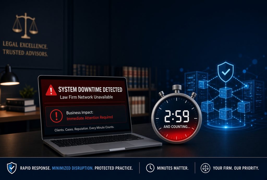 How Fast Should IT Support Respond to a Law Firm's Downtime Issue?